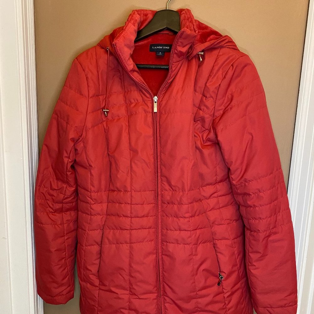 Lands' End Fleece-Lined Coat